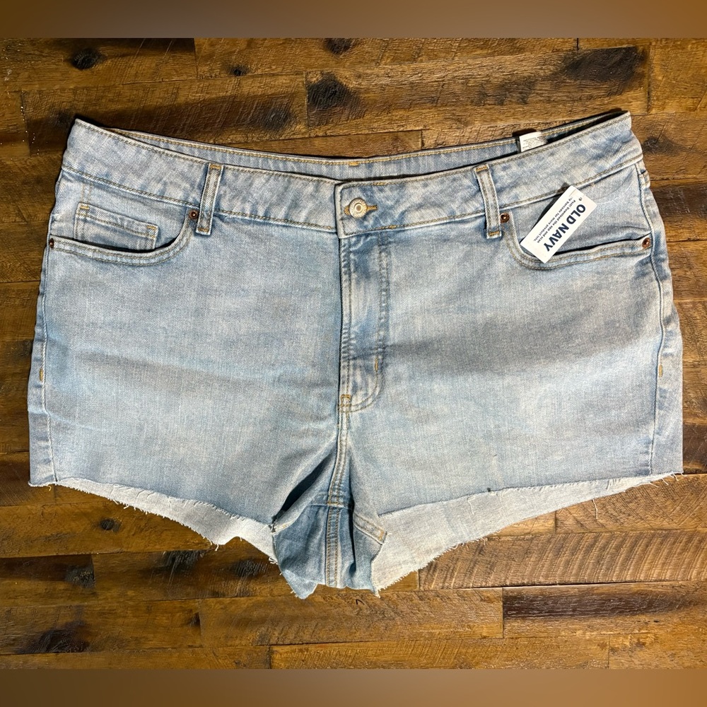 NWT Old Navy High Rise O.G. Straight Jean Shorts Size 20